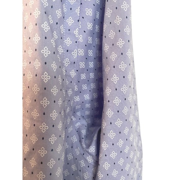 English Laundry Blue Patterned Dress Shirt - Picture 9 of 10